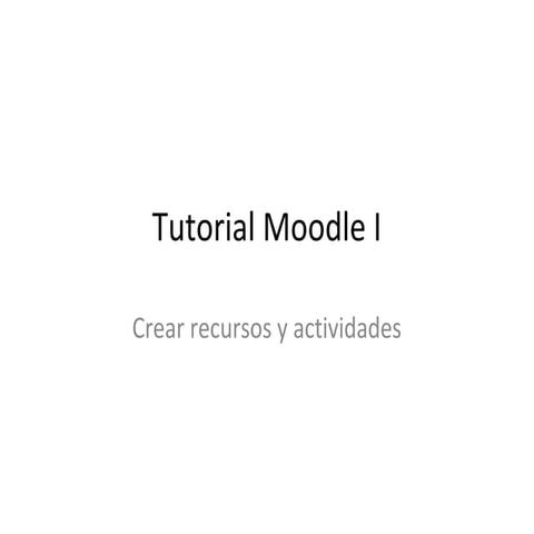 Tutorial moodle 1