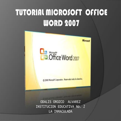 Tutorial ms word 2007