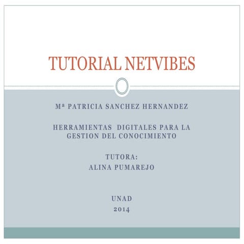 Tutorial netvibes