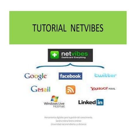 Tutorial  netvibes