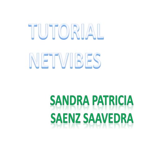 Tutorial netvibes 