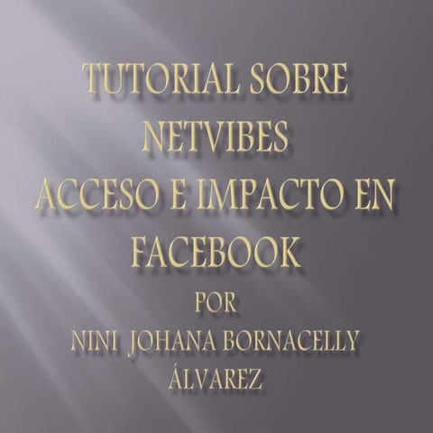 Tutorial nini bornacelly