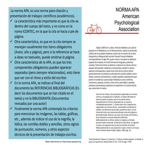 Uso gestor de referencias/Norma APA