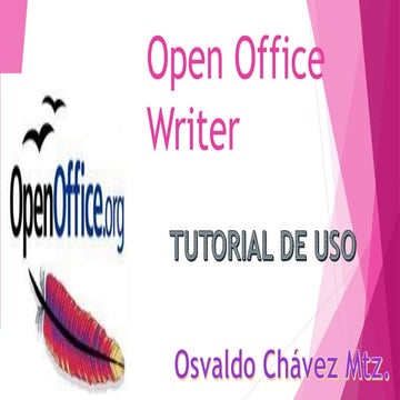 Tutorial open office writer | PPTX