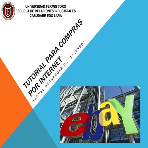 Tutorial para compras por internet leonel