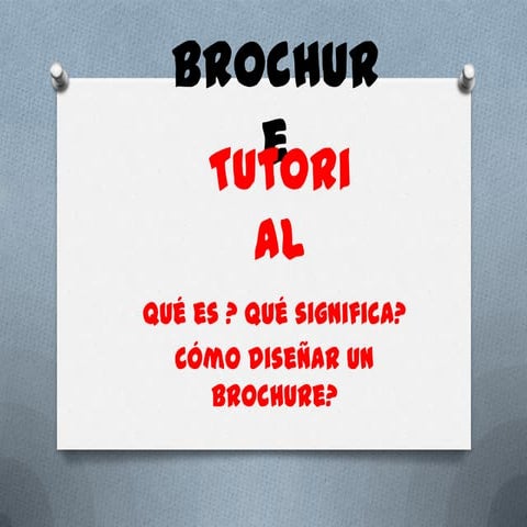 Tutorial para crear brochures en word.