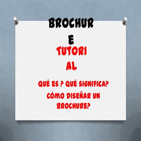Tutorial para crear brochures en word.