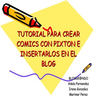 Tutorial Para Crear Comics Con Pixton