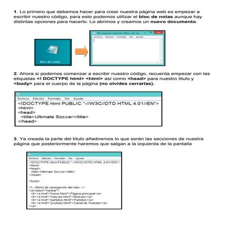 Tutorial página web