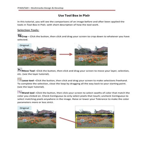 Tutorial pixlr tool_box