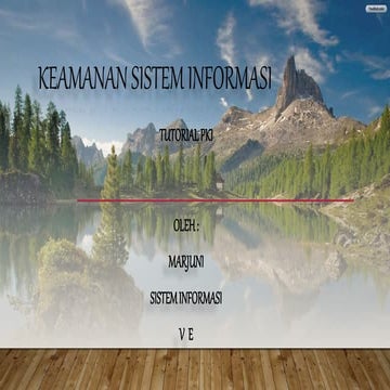 Tutorial PKI  ( Public Key Infrastructure )