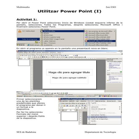 Tutorial Power Point I | DOC
