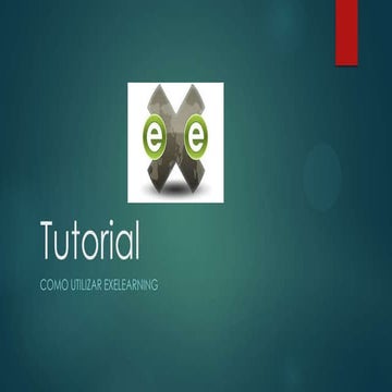 Tutorial eXeLearning | PPTX