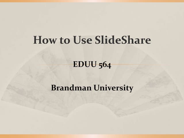Tutorial presentation