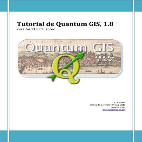Tutorial qgis lisboa | PDF