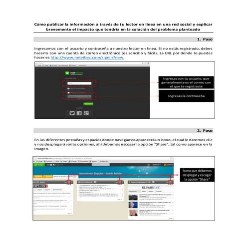 Tutorial redes sociales