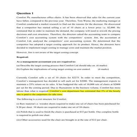 Comprehensive Guide to Target Costing and Cost Management in ...