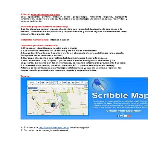 Tutorial scribblemaps | DOCX