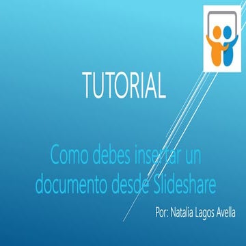Tutorial slideshare Natalia Lagos