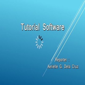 Tutorial Software