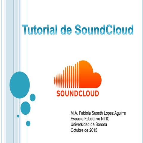 Manual basico de Soundcloud | PDF