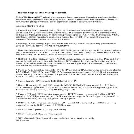 Tutorial step by_step_setting_mikrotik