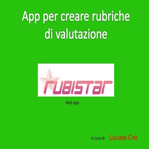 Tutorial su Rubistar