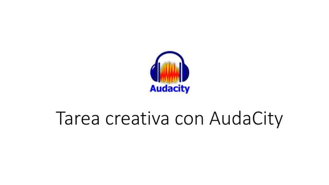 Cómo funciona AudaCity