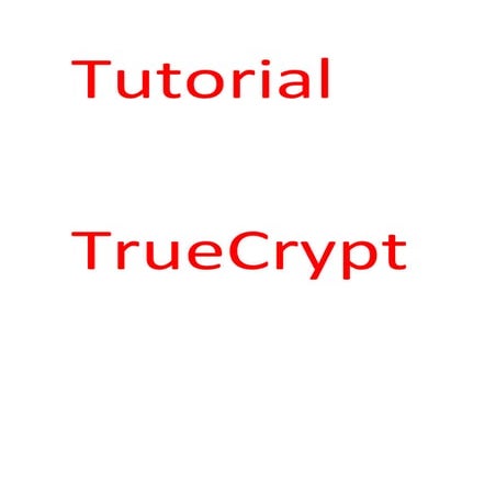 Tutorial truecrypt | ODT