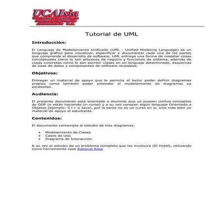 Tutorial uml