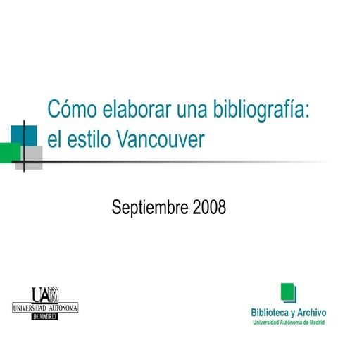 BIBLIOGRAGIA SEGUN Vancouver
