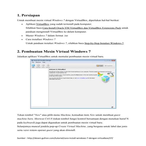 Tutorial virtual box
