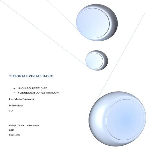 Tutorial visual basic Grade 11 | PDF