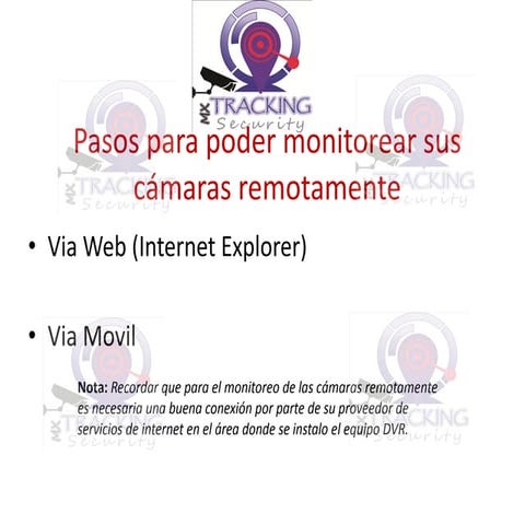 Tutorial vmeye. Pasos para poder monitorear sus cámaras remotamente | PDF