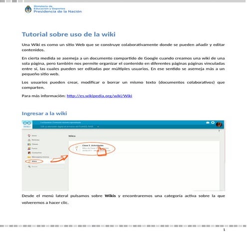 Manual de uso pbworks | PPTX