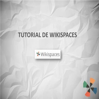 Tutorial Wikispaces