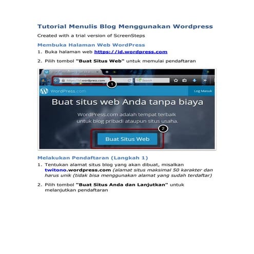 Tutorial Wordpress