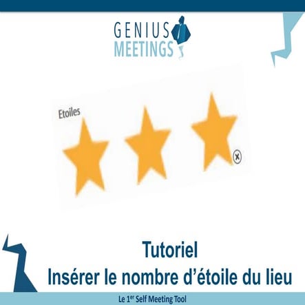 Tutoriel inserer nombre d etoiles a un hotel