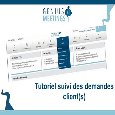 Tutoriel coté lieu :reporting suivi des demandes