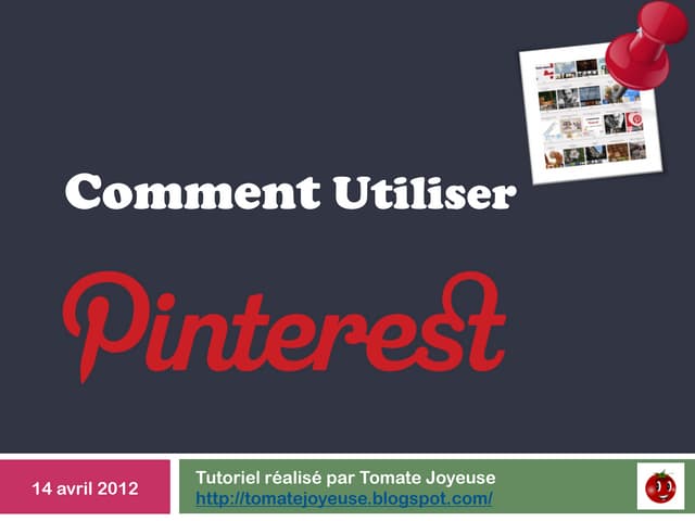 Tutoriel comment utiliser Pinterest
