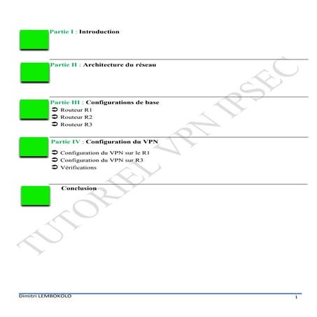 Tuto VP IPSEC Site-to-site