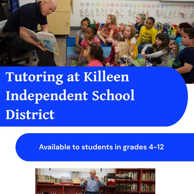 Tutoring at Killeen Independent School District