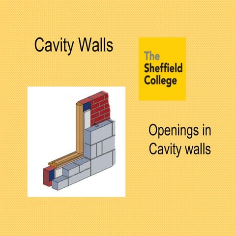 Openings in walls | PPTX