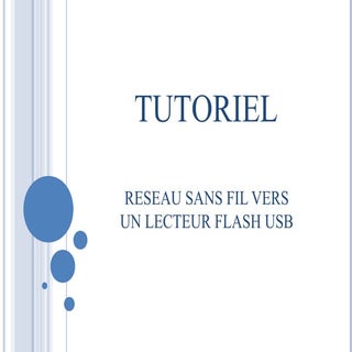 Tuto réseau sans fil vers un lecteu...