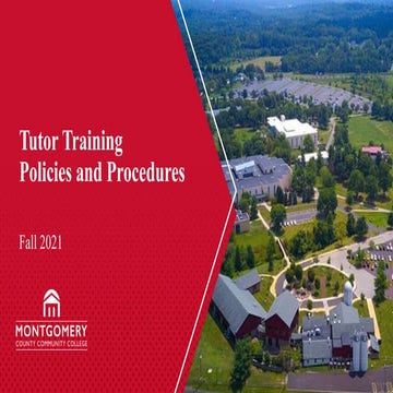 Tutor training fa21 policies and procedures