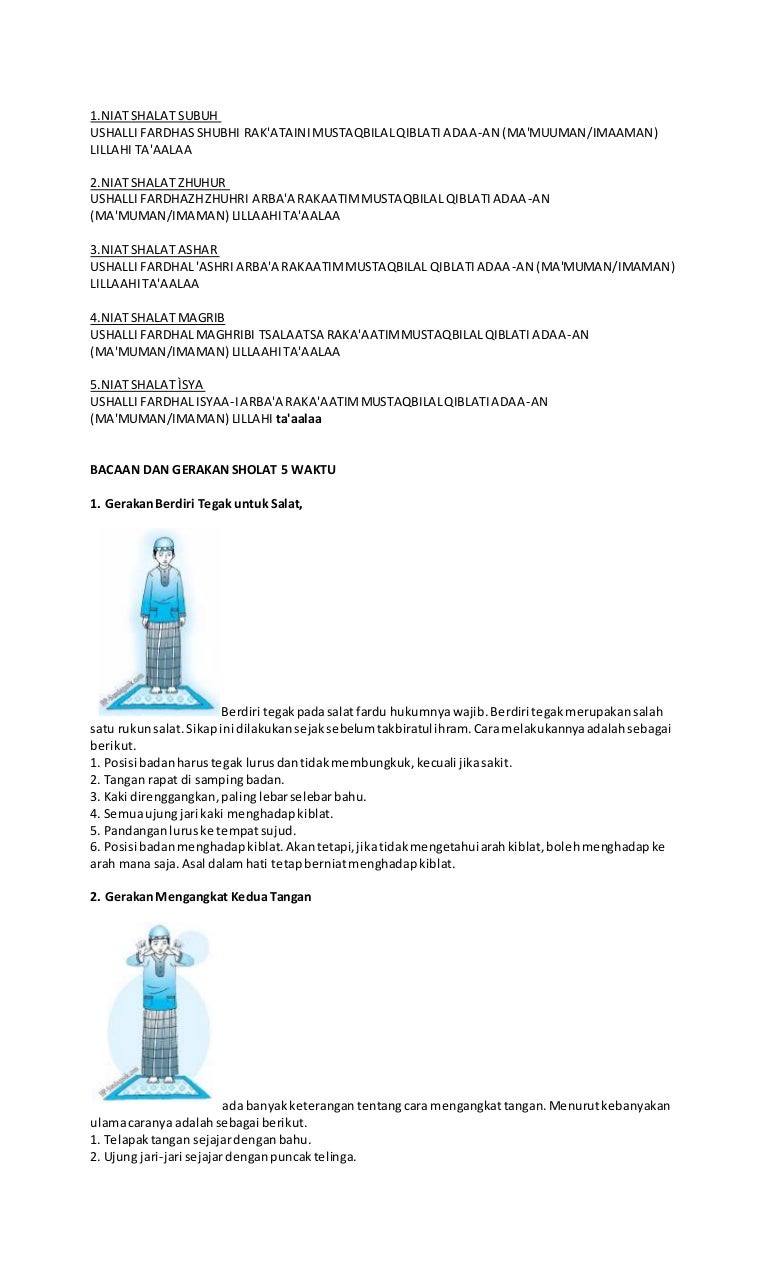 tuntunan sholat lengkap terbaru