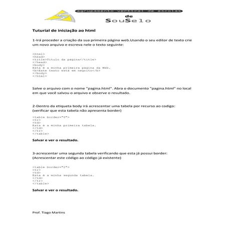 Tuturial Html