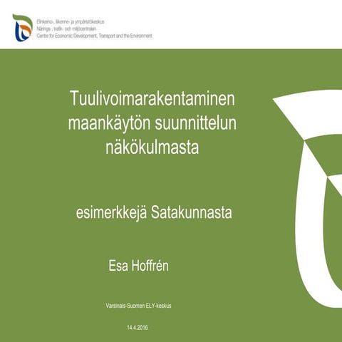 Tuulivoimahankkeen eri vaiheet_timo_rantala_rejlers | PDF