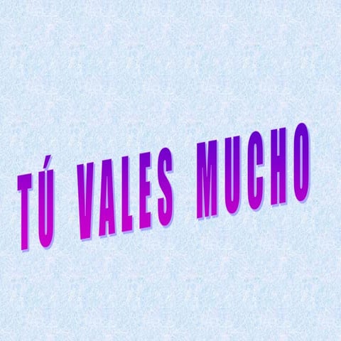 Tu vales mucho   micky