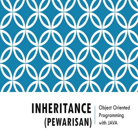 Comprehensive Guide to Inheritance in Java Object-Oriented Programming ...